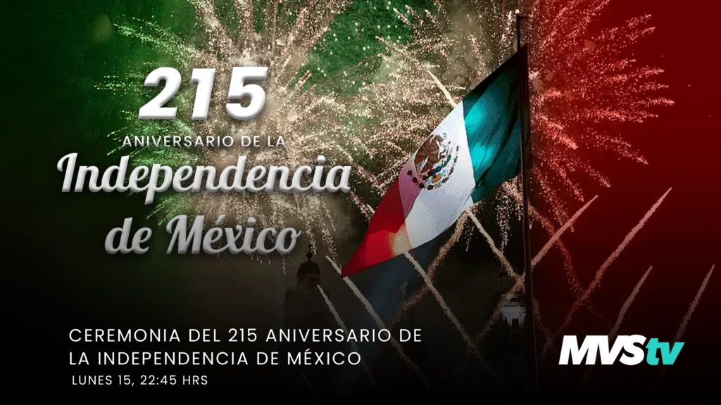 Ceremonia del 215 aniversario de la Independencia de México